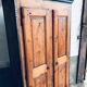 Wood and zinc cabinet