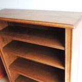 Old small solid oak library