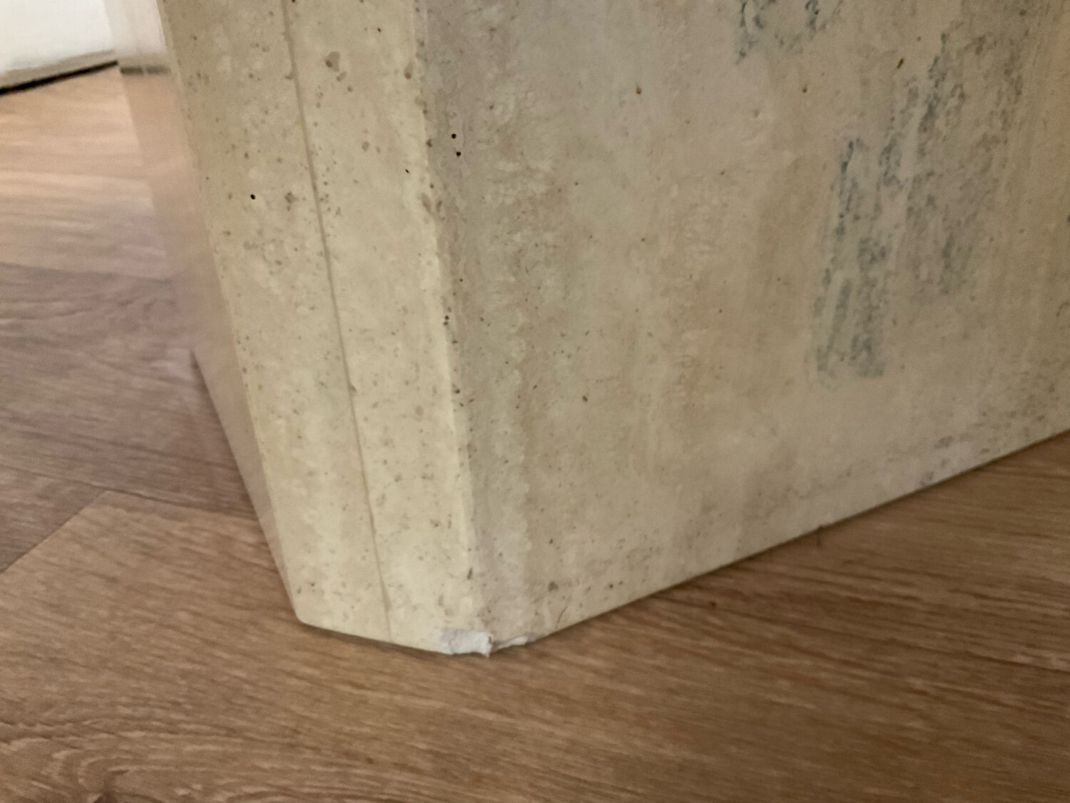Travertine coffee table from the 70s