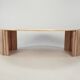 Mid-century italian marble coffee table, 1980s
