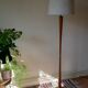 Scandinavian "diabolo" teak floor lamp, 1960s