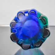 Sommerso green and blue vase by Seguso, Murano glass, Italy, 1970