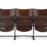 1970s 3-Seater Cinema Bench by TON, Czechoslovakia