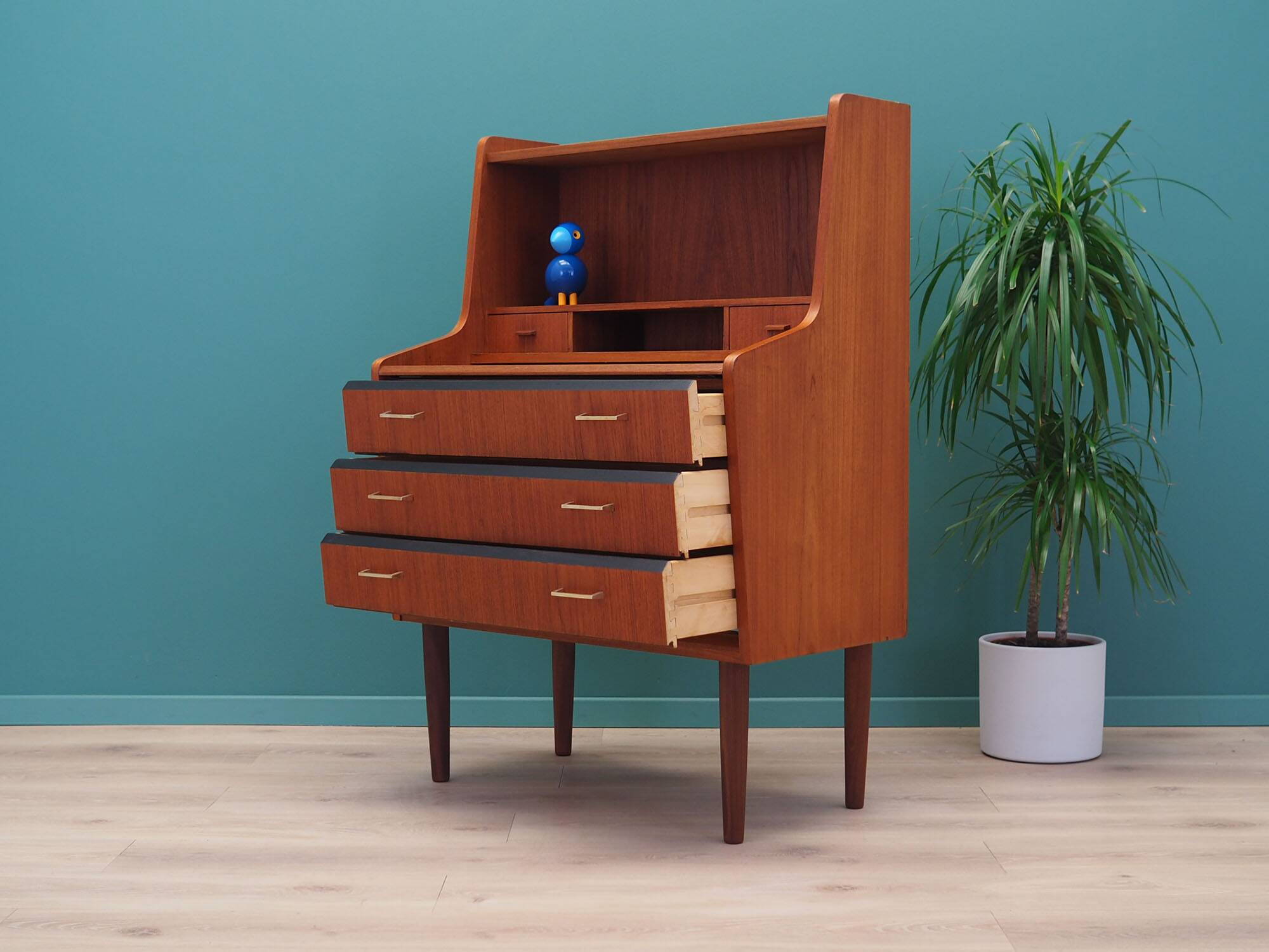 Teak secretary, Danish design, 1960s, production: Denmark
