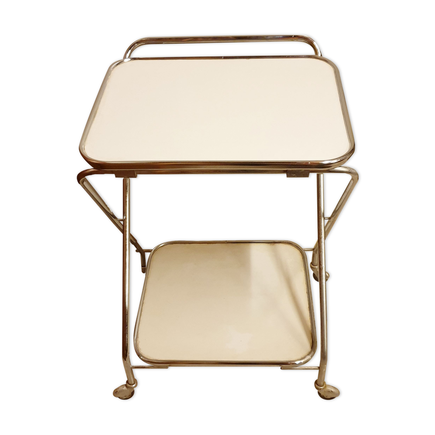 Desserte roulante pliante seventies