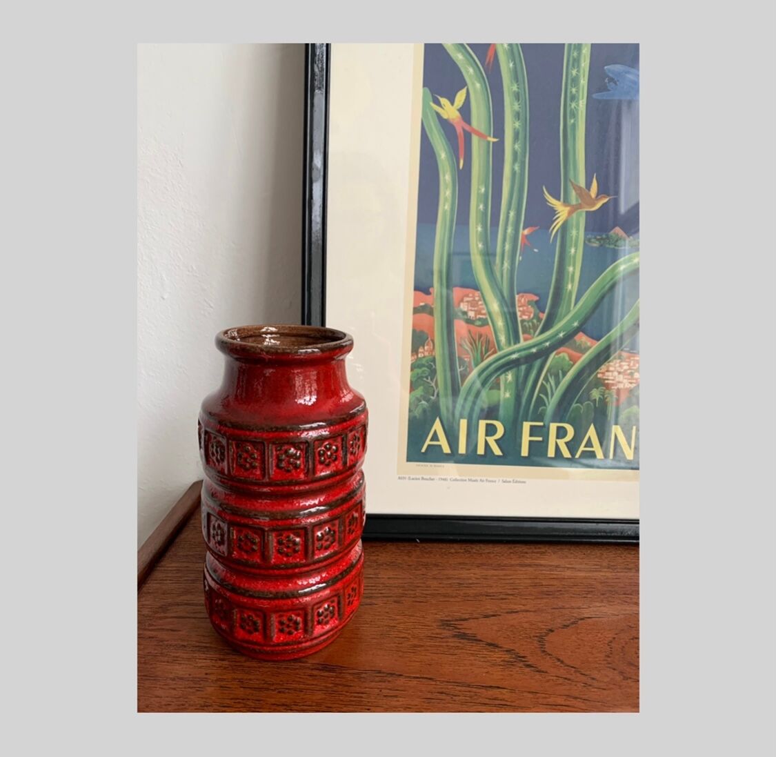 West German ceramic vase 1960s