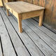 Table basse en bois brut