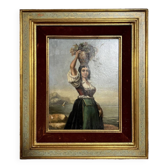 Italie XIXeme : Rudolph August LEHMANN (1819-1905)(d'après) tableau orientaliste