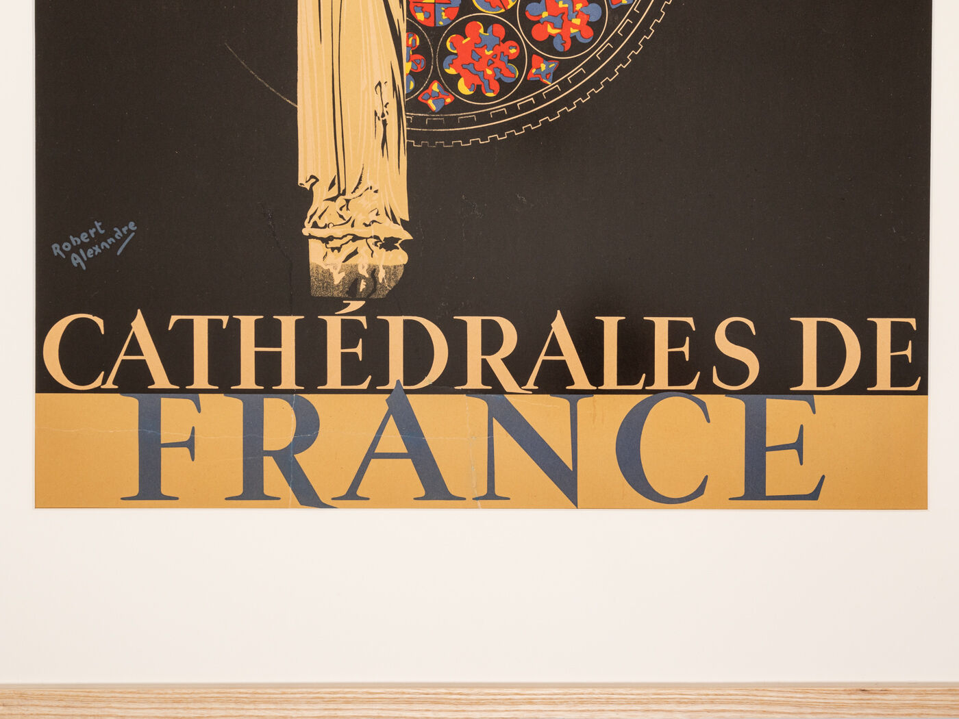 Chartres - Cathédrales de France, Art Déco Travel Poster, 86 x 123 cm