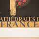 Chartres - Cathédrales de France, Art Déco Travel Poster, 86 x 123 cm