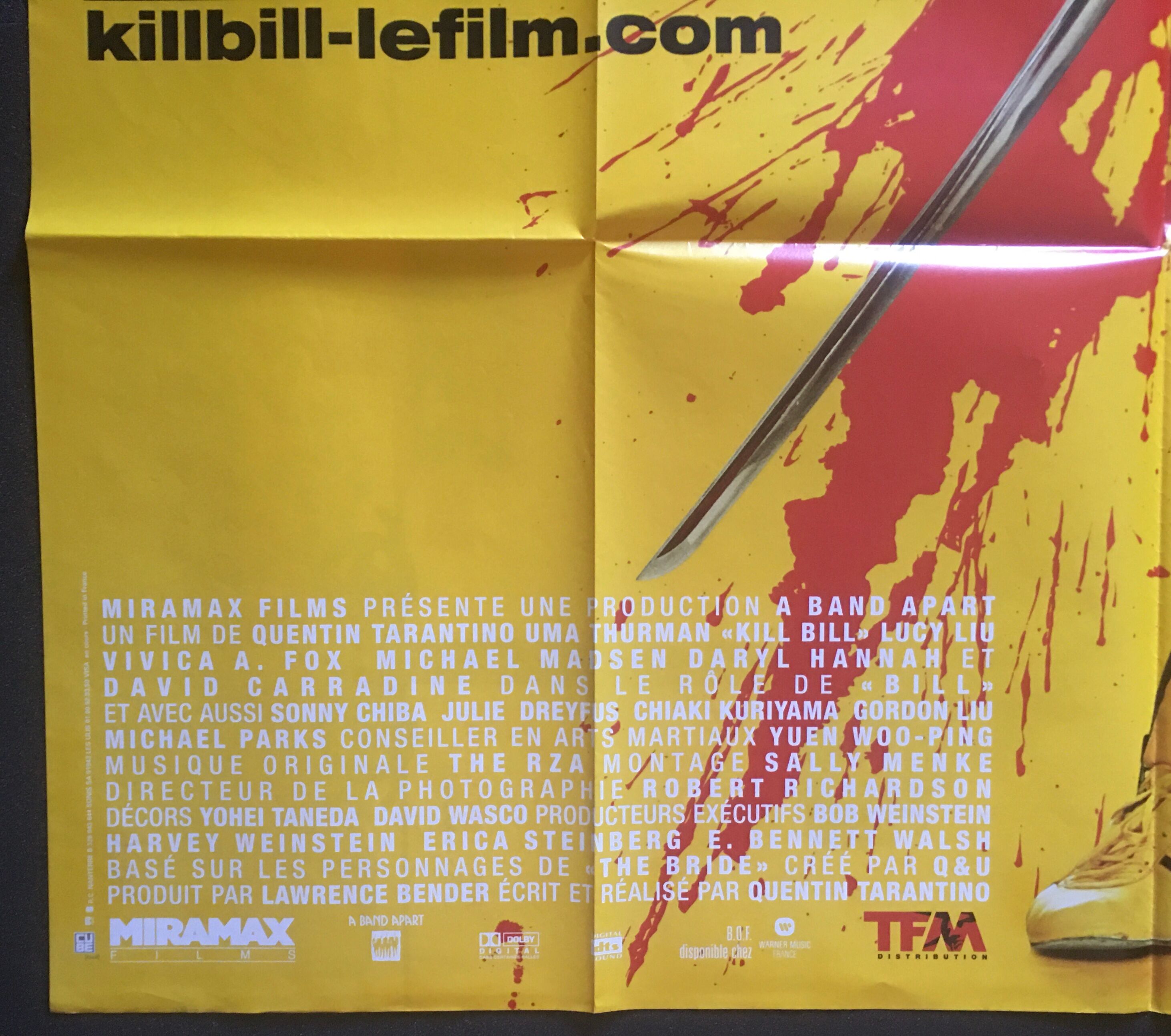 Kill Bill original poster - French - 2003