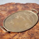 Art deco brass top