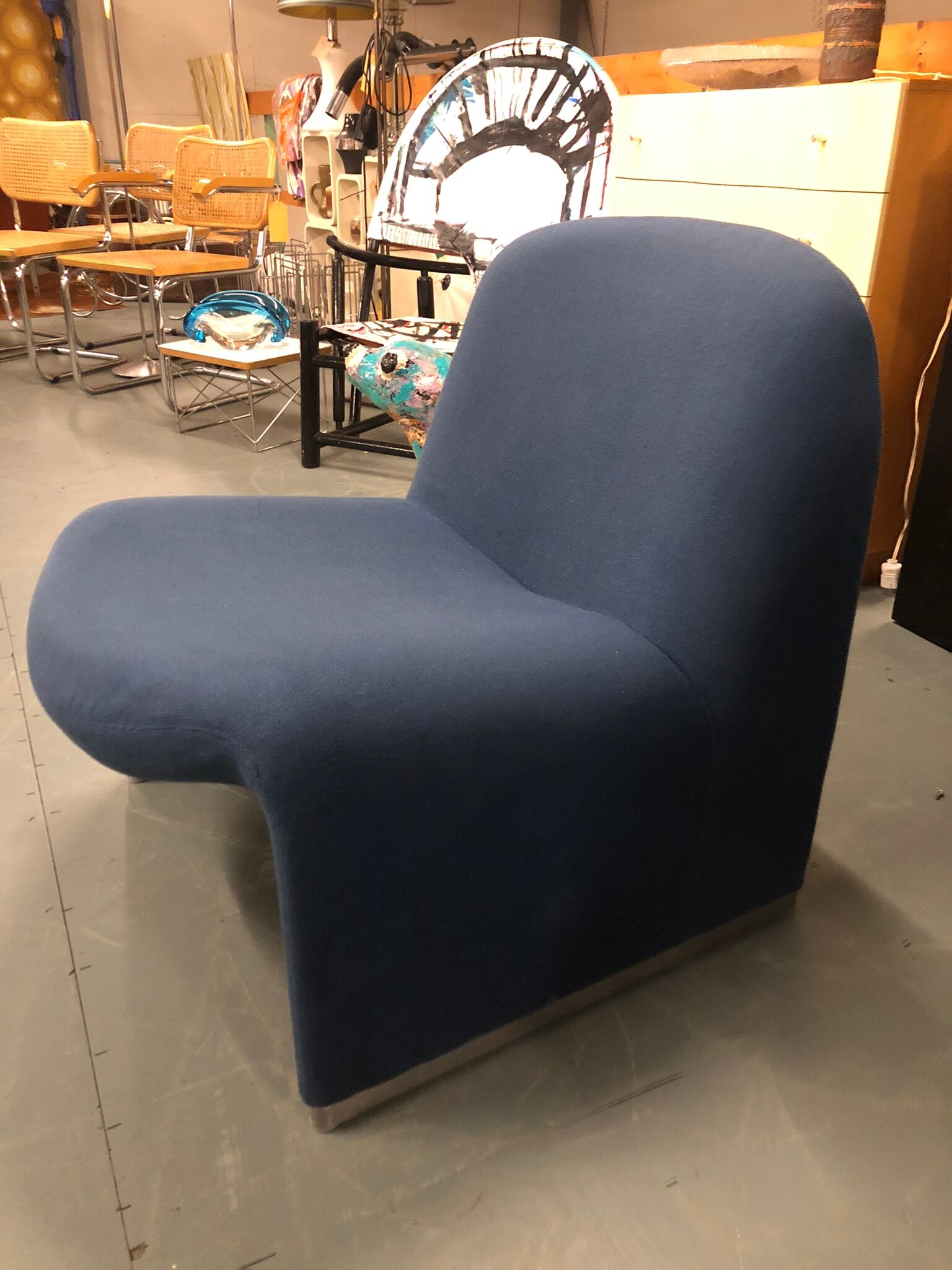 "Alky" armchair by Giancarlo Piretti for Castelli, Italy 1970