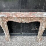 Regency style fireplace in Rance marble, circa 1880