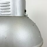 Large Oval Industrial Polish Factory Pendant Lamp from Predom Mesko, 1960s