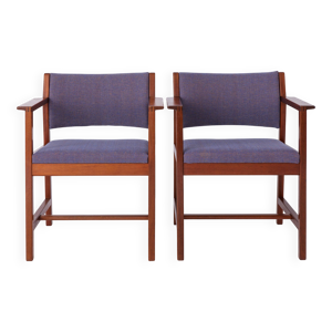 2 Fauteuils vintage Børge - stolefabrik 1960