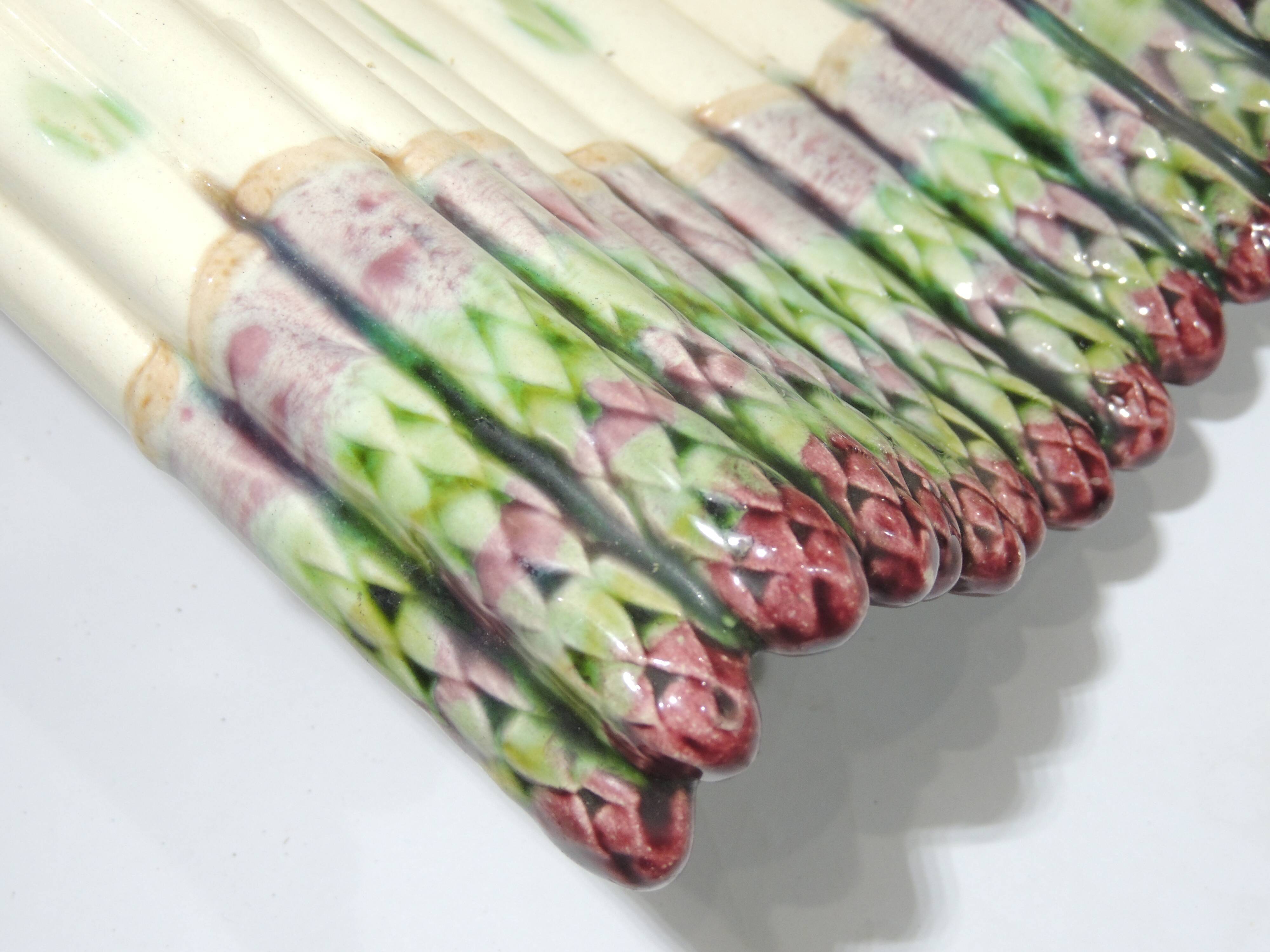 Asparagus service /luneville k g /vintage