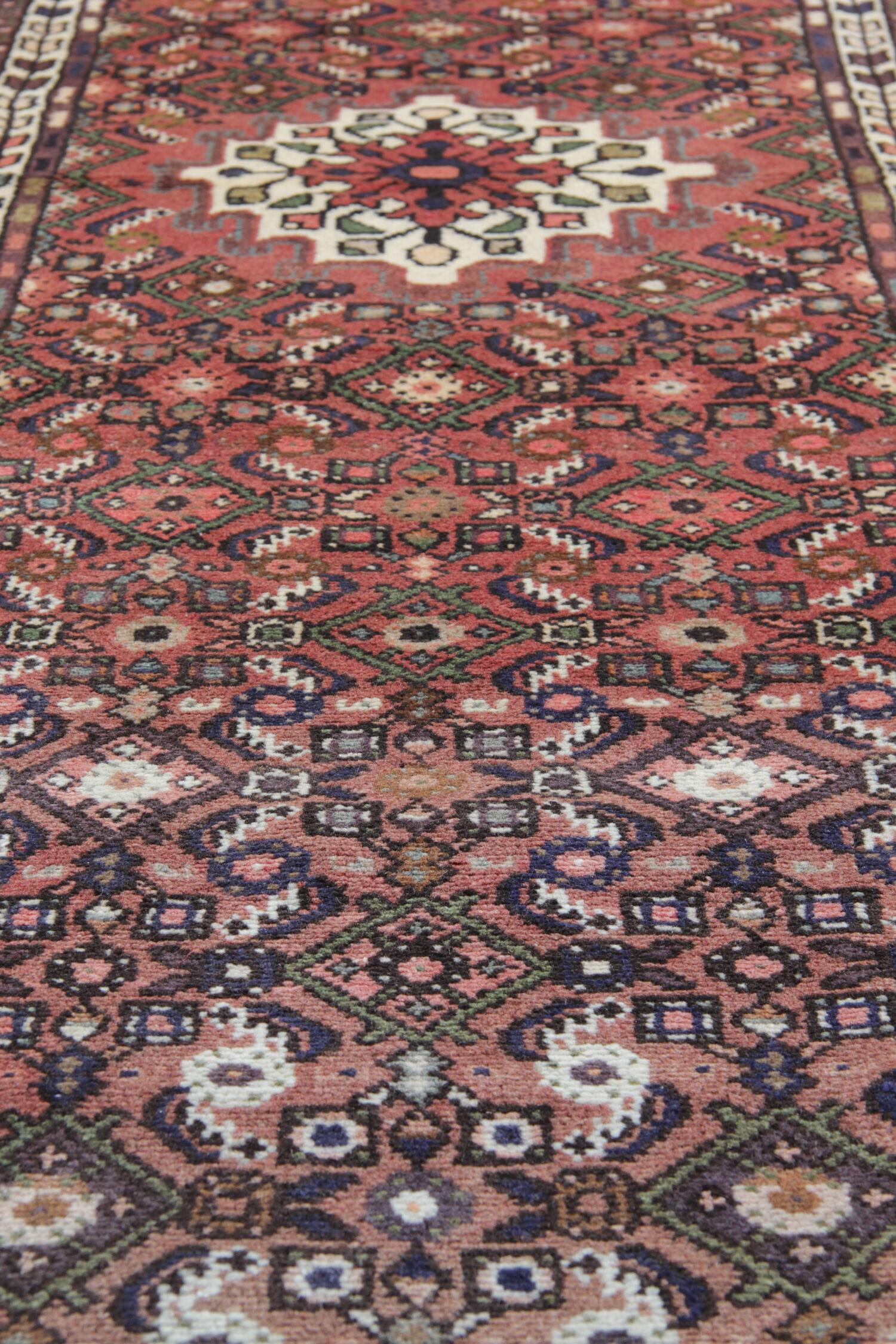 Persian runner rug, handmade oriental wool rug- 70x293cm