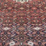 Persian runner rug, handmade oriental wool rug- 70x293cm