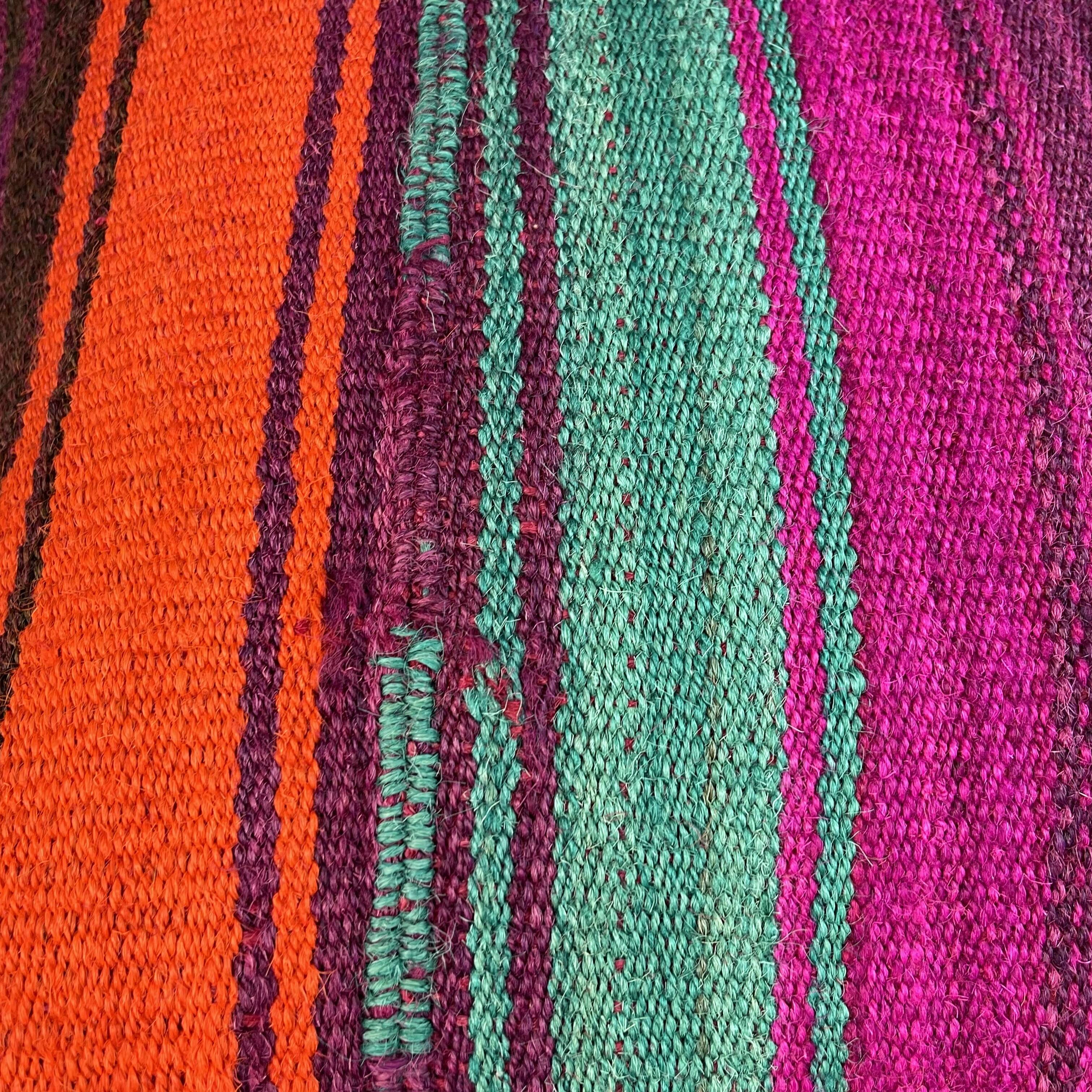 Vintage turkish kilim cushion cover , 40 x 40 cm