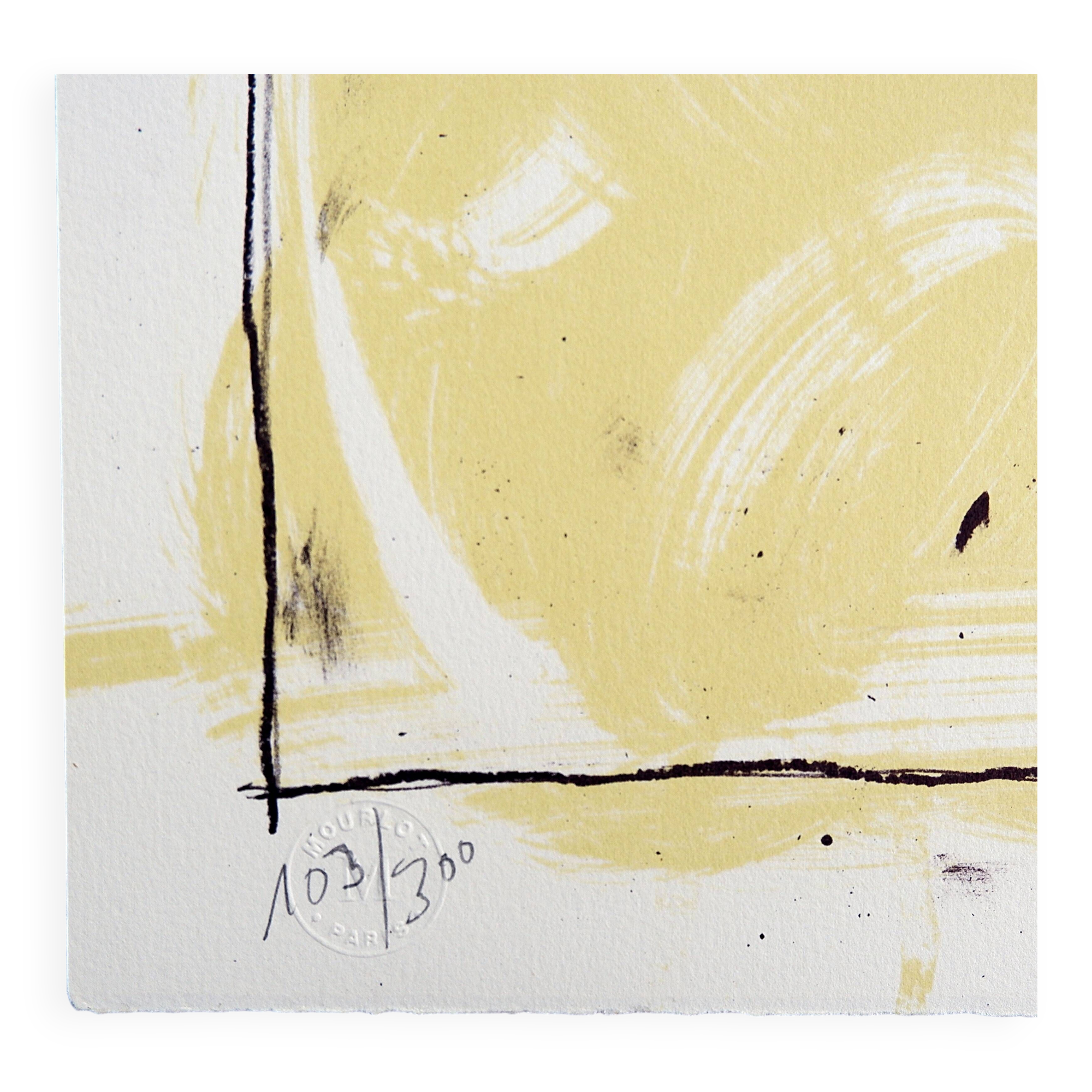 Lithograph "El Punto Rojo" Miguel Sancho (Spain) Signed and numbered by the artist