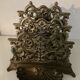 Vintage letter holder in solid bronze