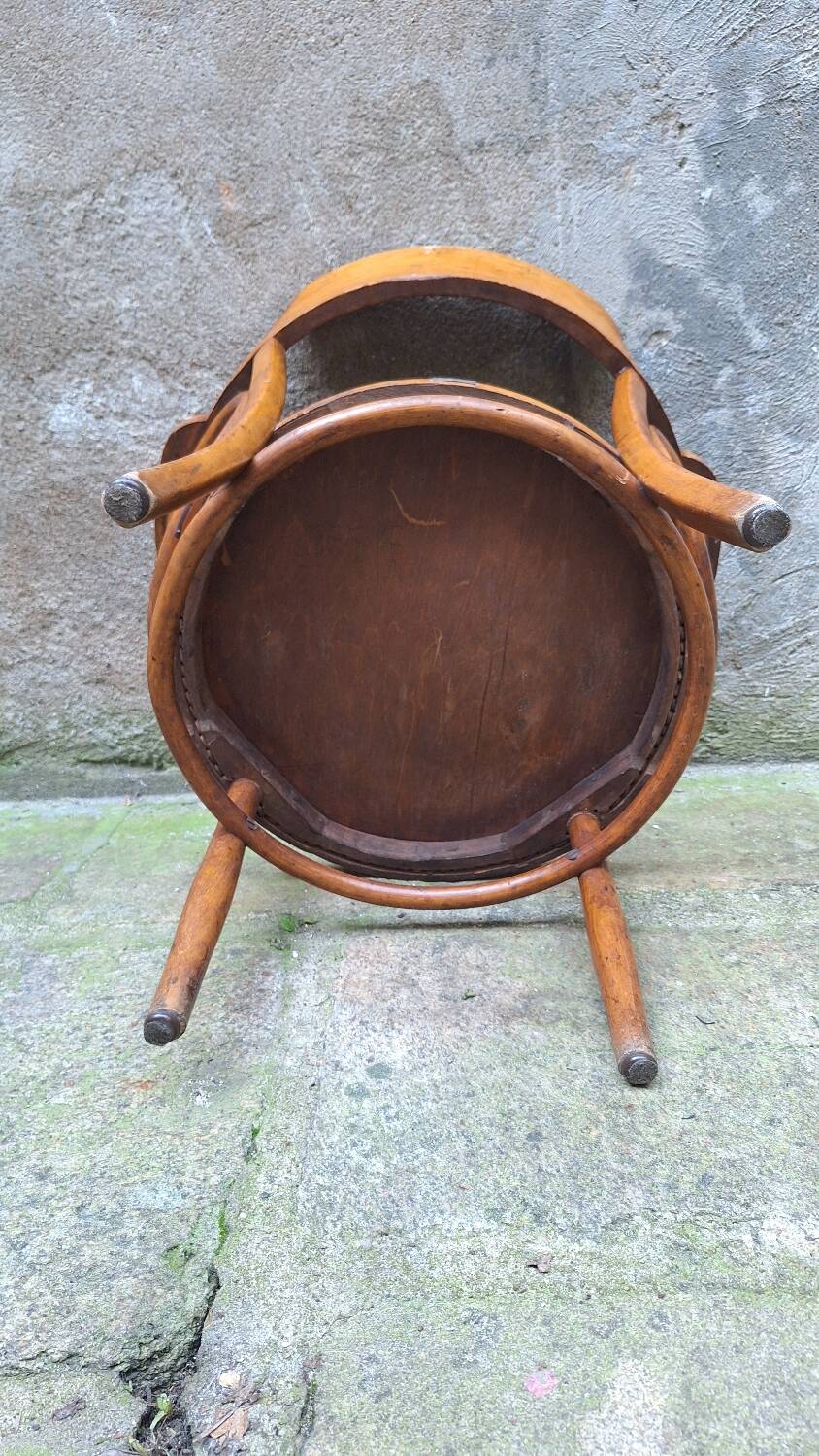Fauteuil de nourrice en bois courbé début XXème