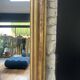 Large mirror 200/150cm Louis-Philippe 19th century, mercury glass overmantel for fireplace.