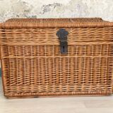 Malle vintage en rotin