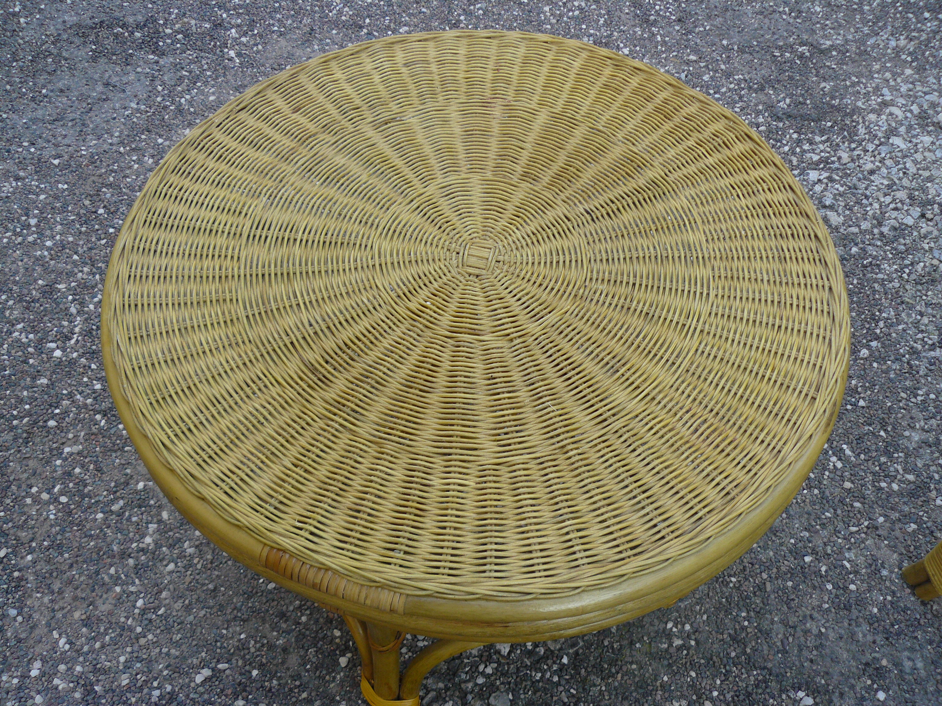 Rattan sofa