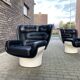 Joe Colombo Elda design armchair, Longhi edition