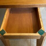 Vintage wooden portfolio table