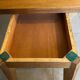 Vintage wooden portfolio table