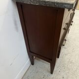 Commode de style Louis XVI en chêne massif XIX siècle