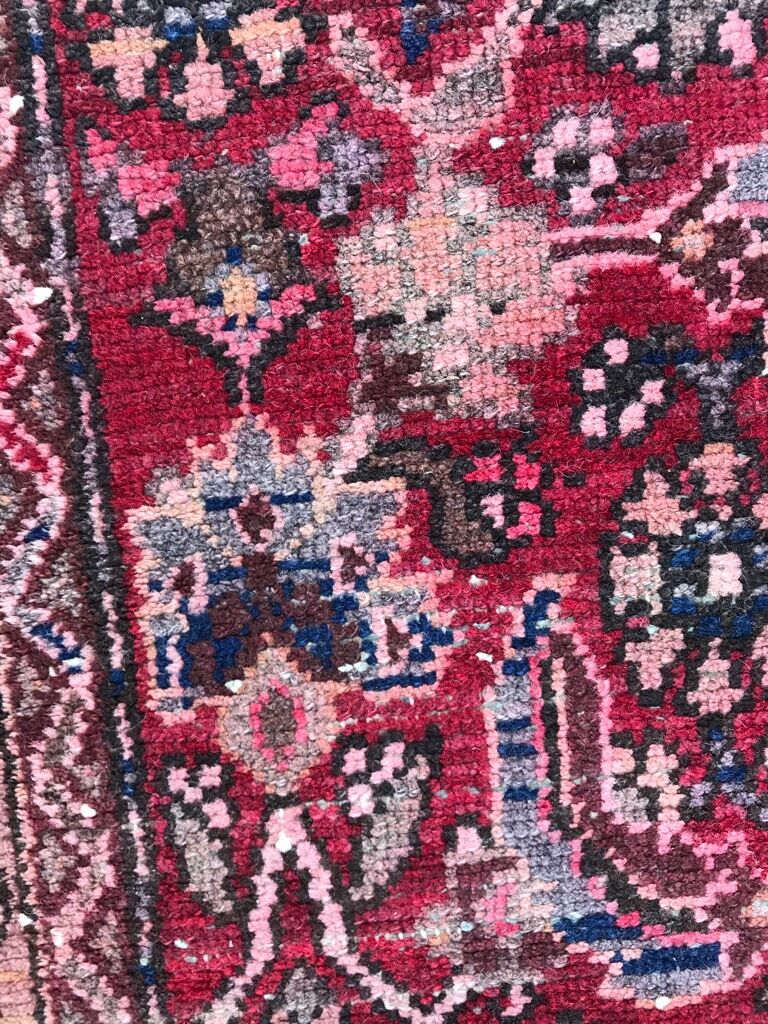 Old Hamadan persian rug 85x118cm