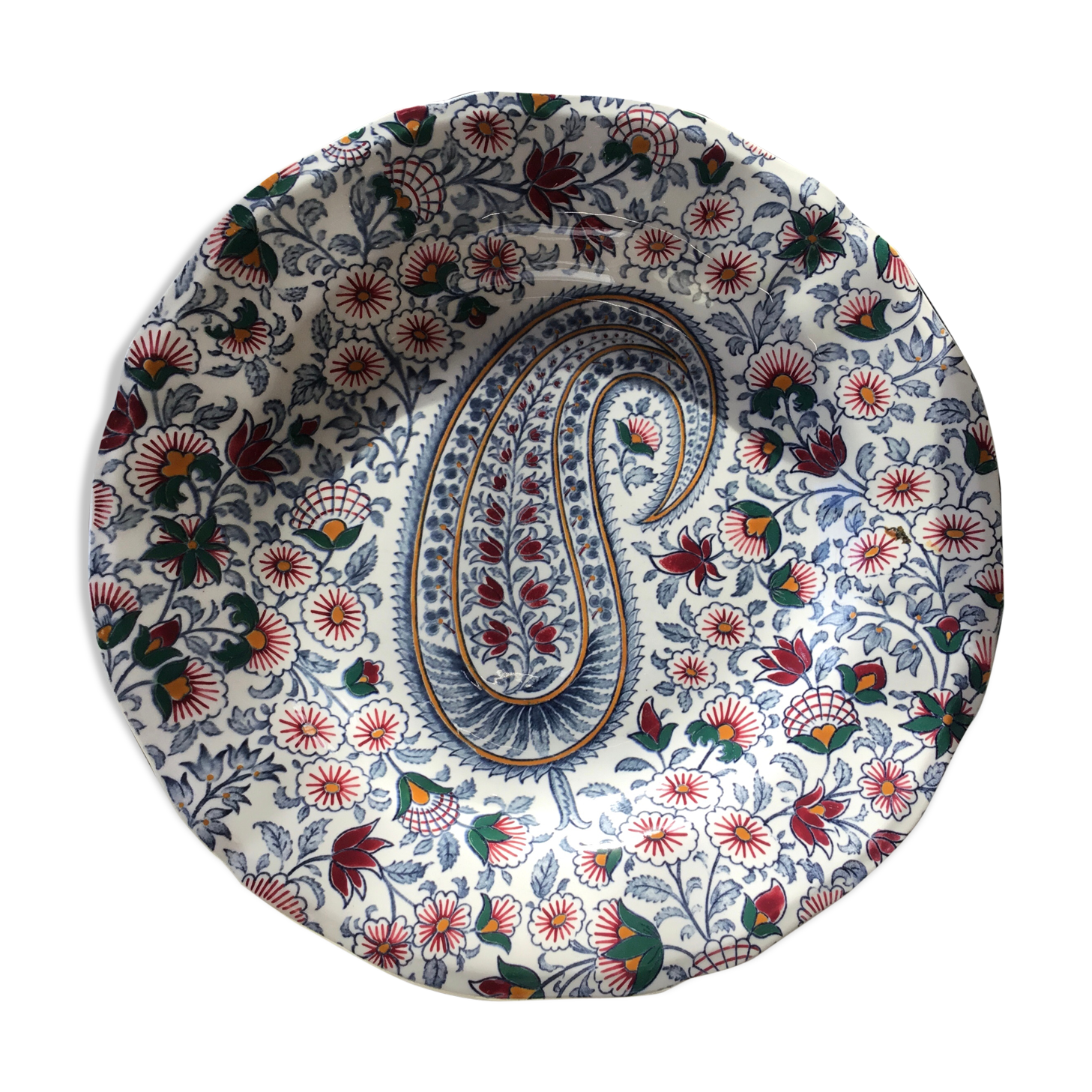 Gien earthenware plate