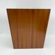 Trash basket with vintage veneered wooden papers ideal Scandinavian decoration