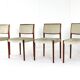 Set of 4 Niels O Möller model 80 chairs