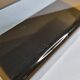 Vintage smoked plexiglass magazine holder 70s