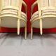 Paire de cabriolets style Louis XVI pieds fuselés