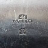 Christofle galla - silver-plated plate and spoon - birth box