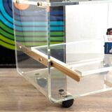 Plexiglas coffee table