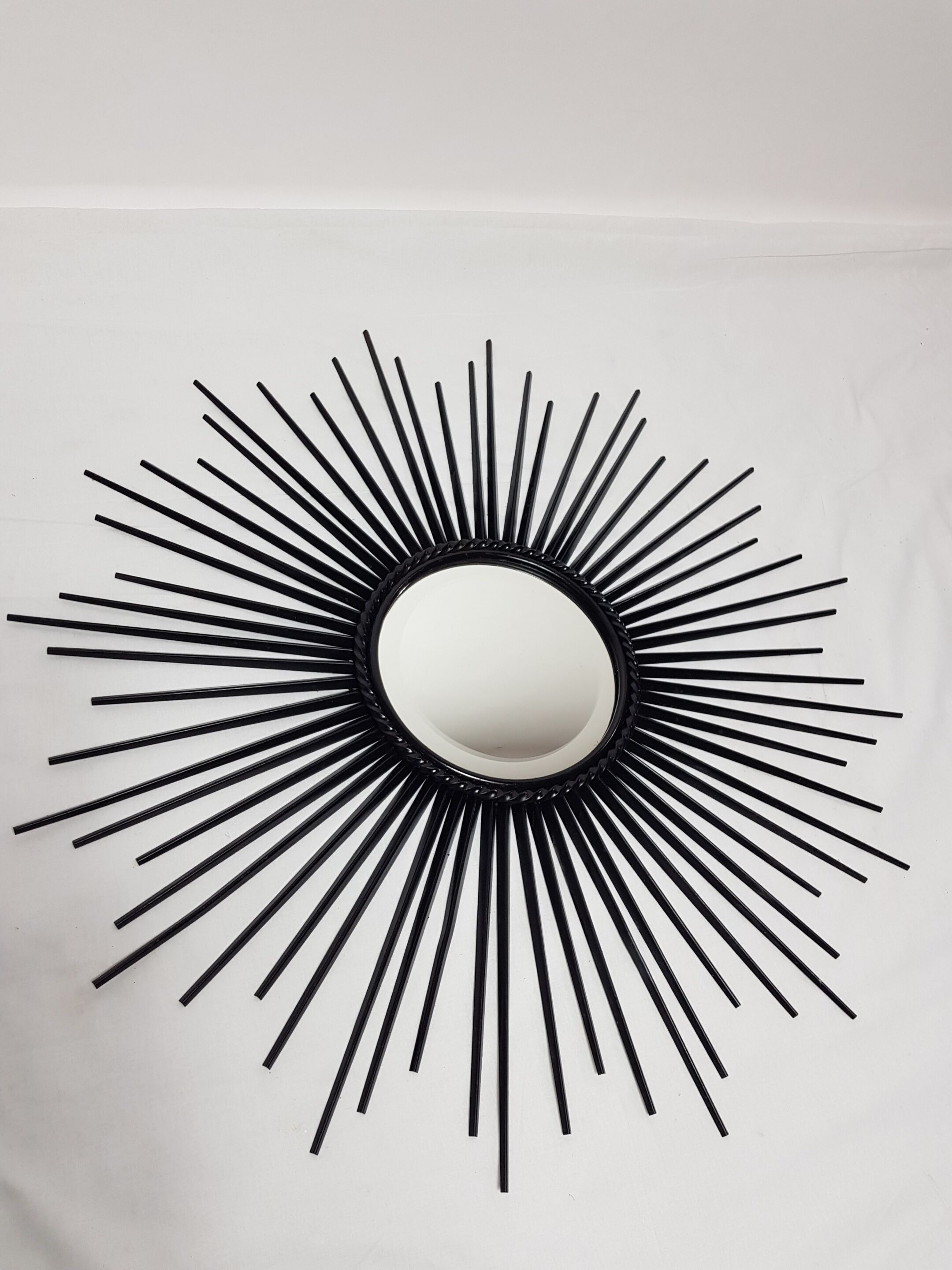 Sun Mirror Chaty Vallauris black 60s - 70cm