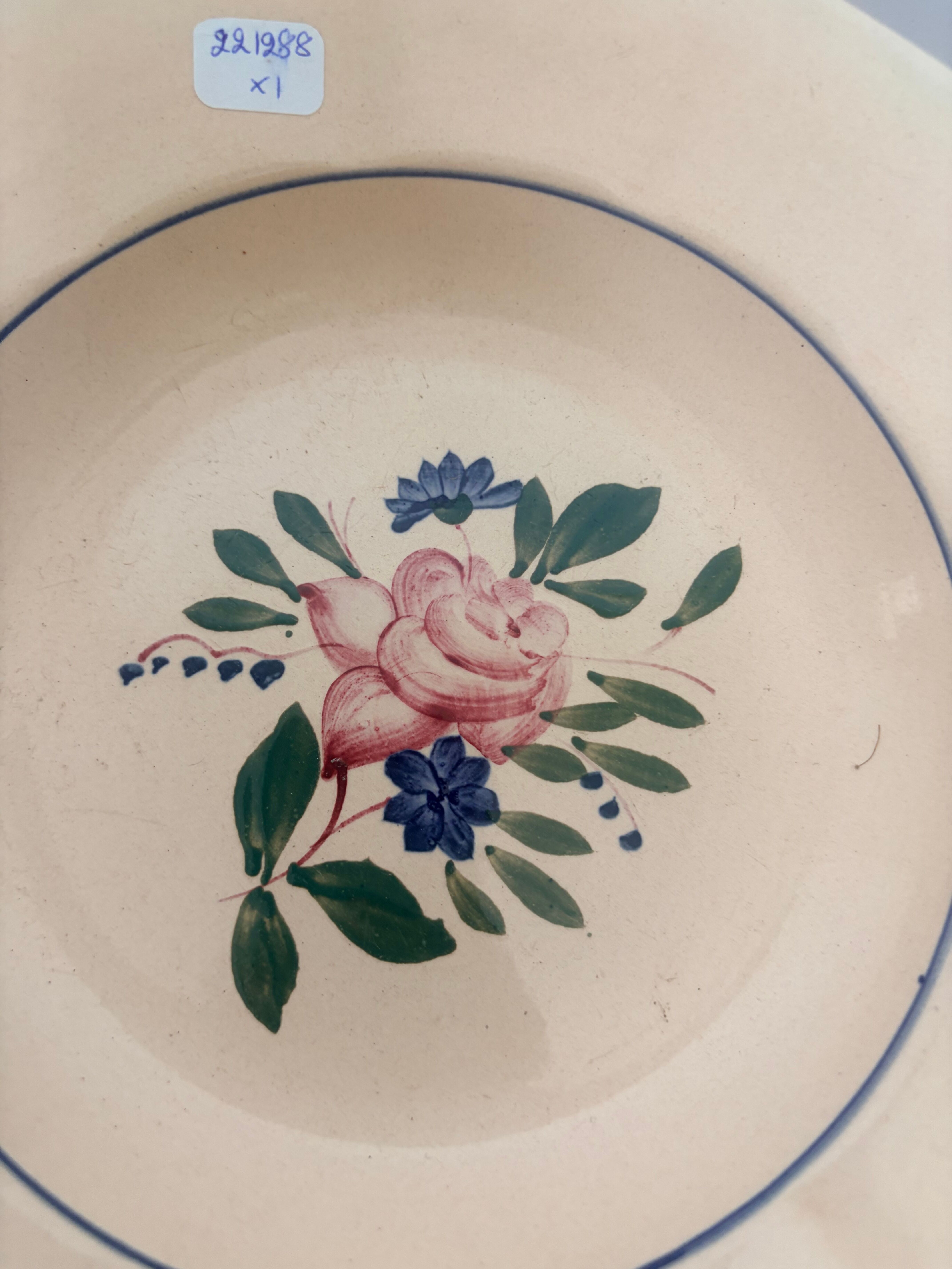 1 deep plate Digoin Sarreguemines 221288