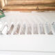 12 Baccarat crystal knife holders