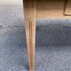 Renovated farmhouse table in raw solid wood with 2 drawers, 1920, 140x80cm.