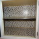 Red formica buffet