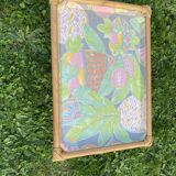 Breakfast tray on vintage stand