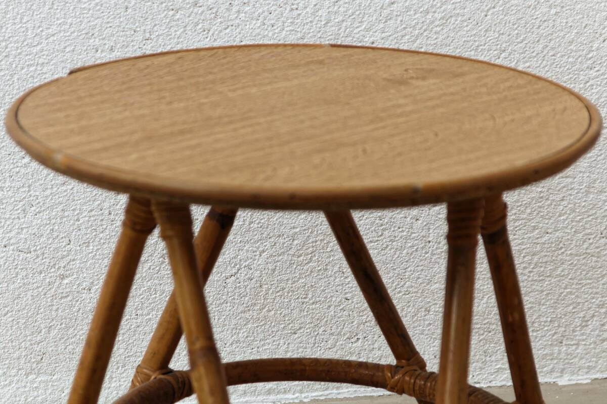 Rattan table and chair for children