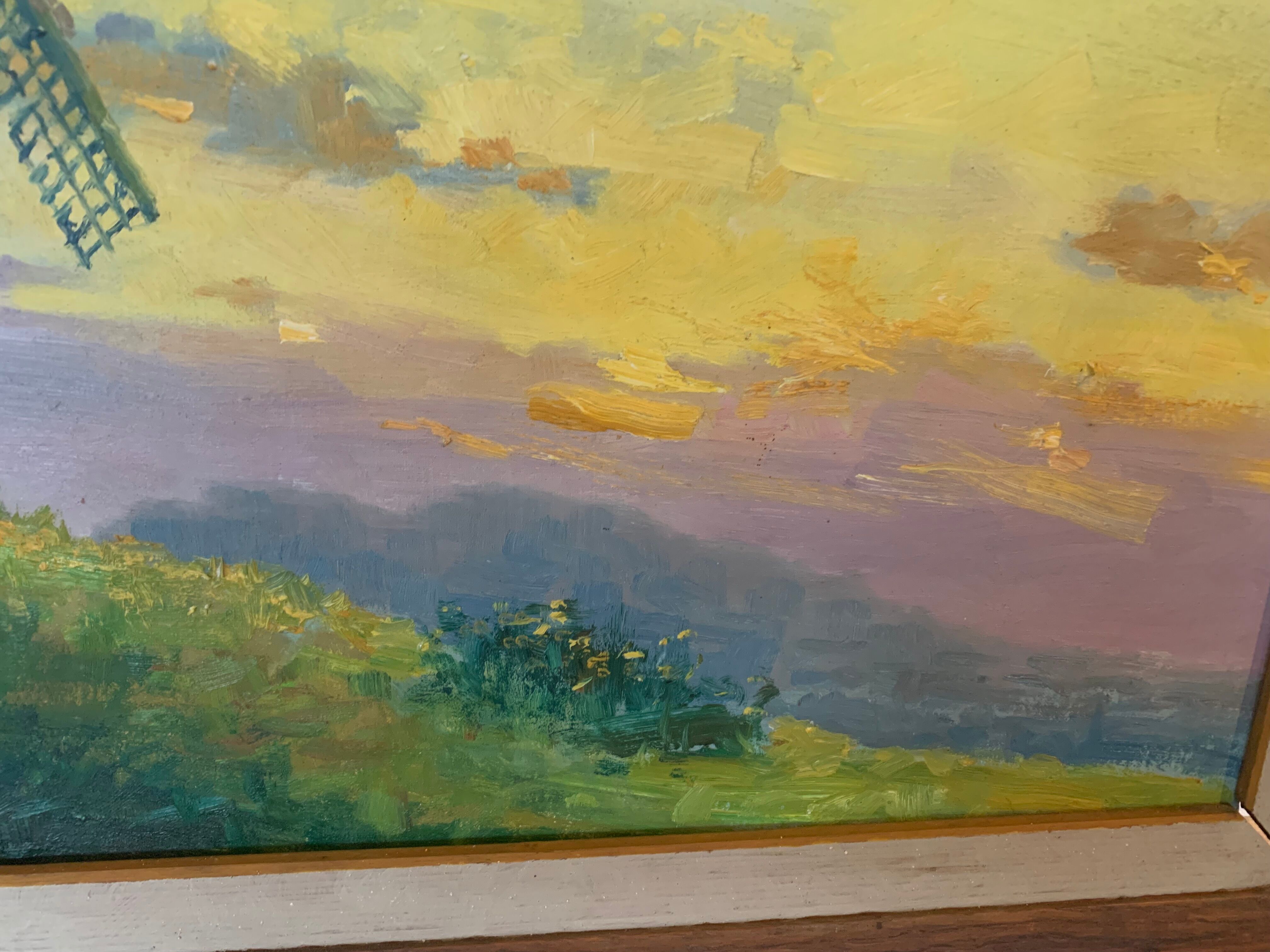 M.deschoot (1899/1971) oil on canvas "moulin de l'étendard" xx century